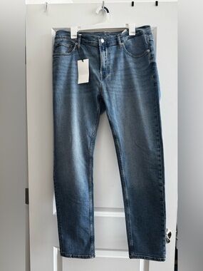 Zara Classic Men's Slim Fit Blue Denim Jeans